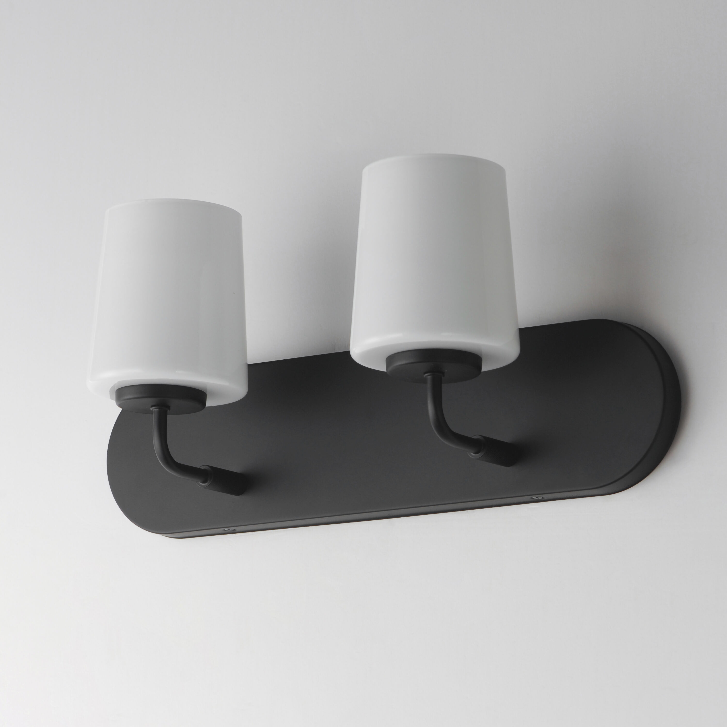 Durham 2 Light 18 inch Black Bath Vanity Wall Light