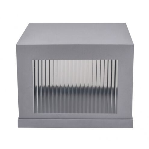 Avenue Outdoor LED 12 inch Silver Pillar Mount