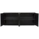 Smith 74 X 22 inch Hand Rubbed Black Sideboard, 4 Door