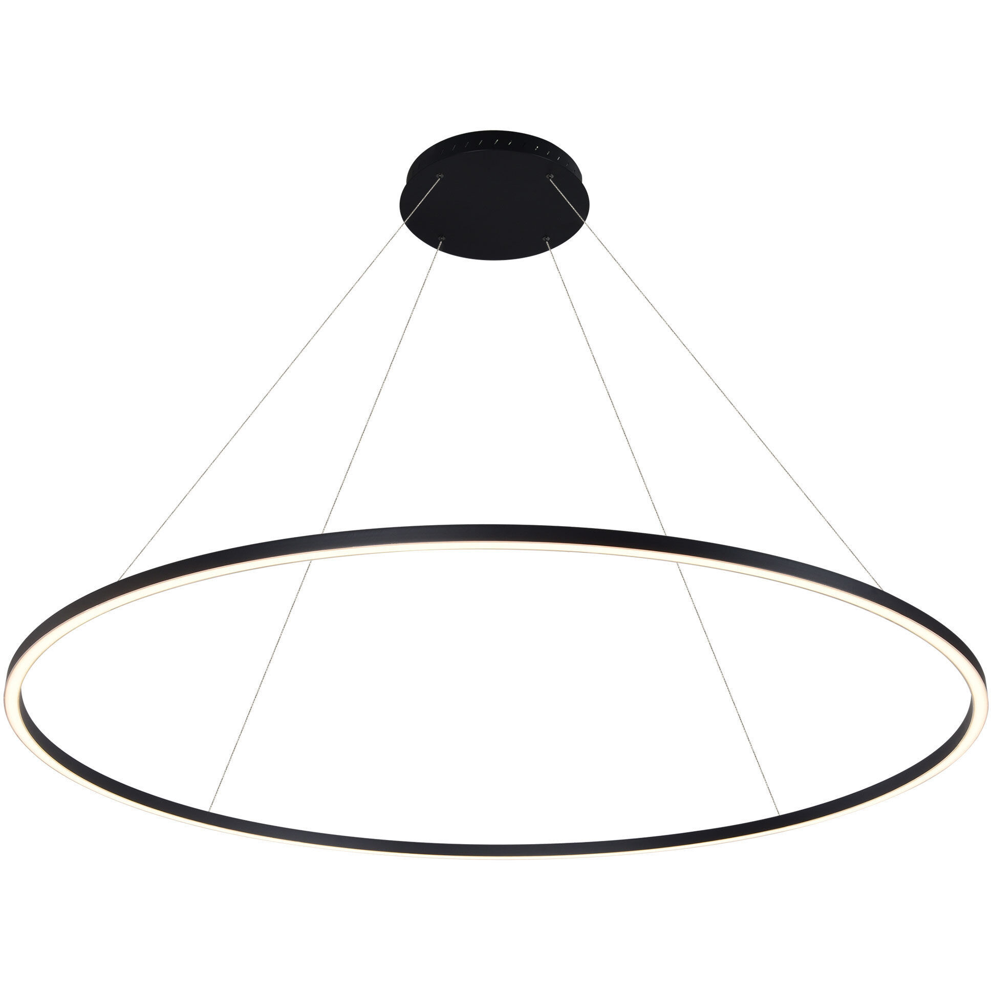 Tania 60 inch Black Chandelier Ceiling Light