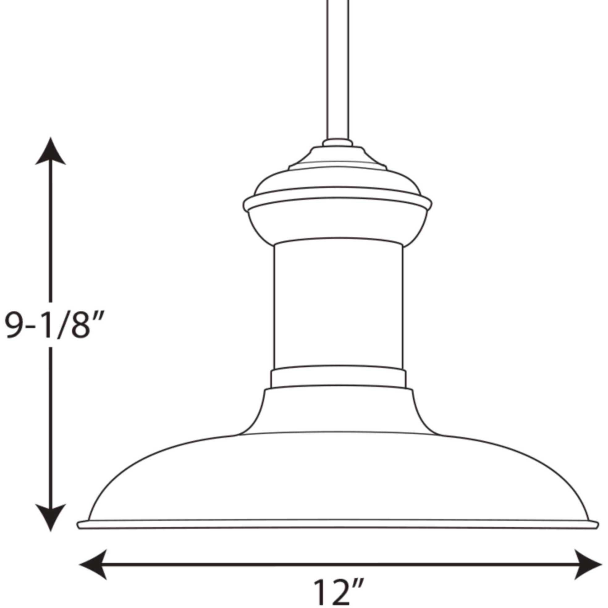 Brookside LED LED Brushed Nickel Pendant Ceiling Light, Progress LED