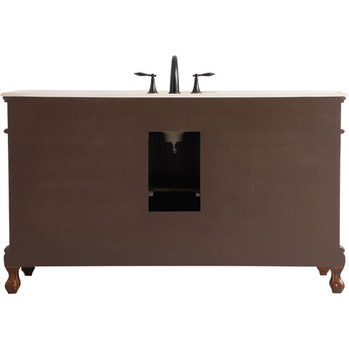 Danville 60 X 60 X 36 inch Teak Vanity Sink Set