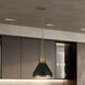 Doyle 1 Light 18.75 inch Natural Brass Pendant Ceiling Light