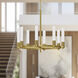 Alora Mood Rue 8 Light 38 inch Brushed Gold Chandelier Ceiling Light