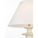 Chapman & Myers Temara 28.25 inch 15 watt Corsican White Table Lamp Portable Light