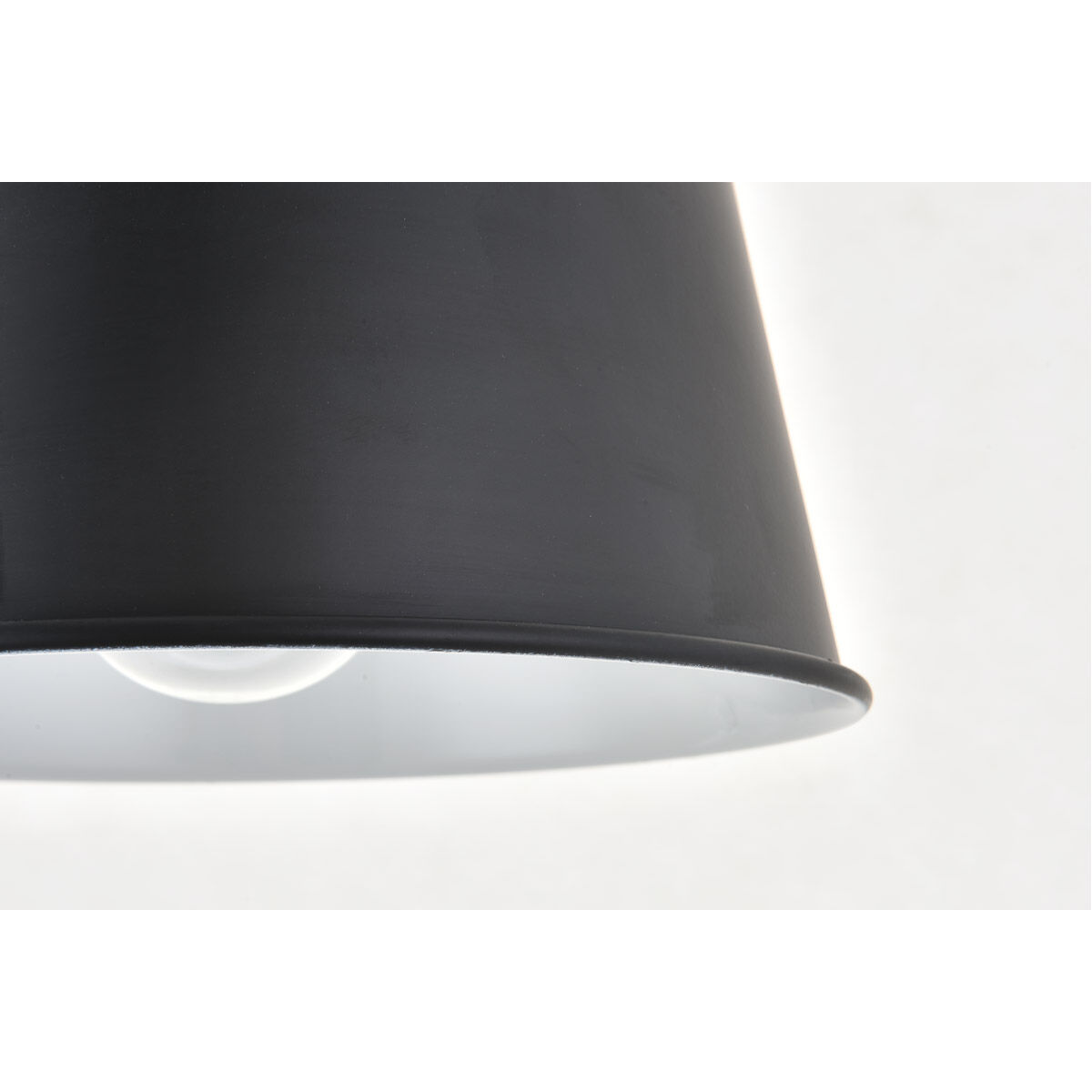 Nota 3 Light 41 inch Black Pendant Ceiling Light