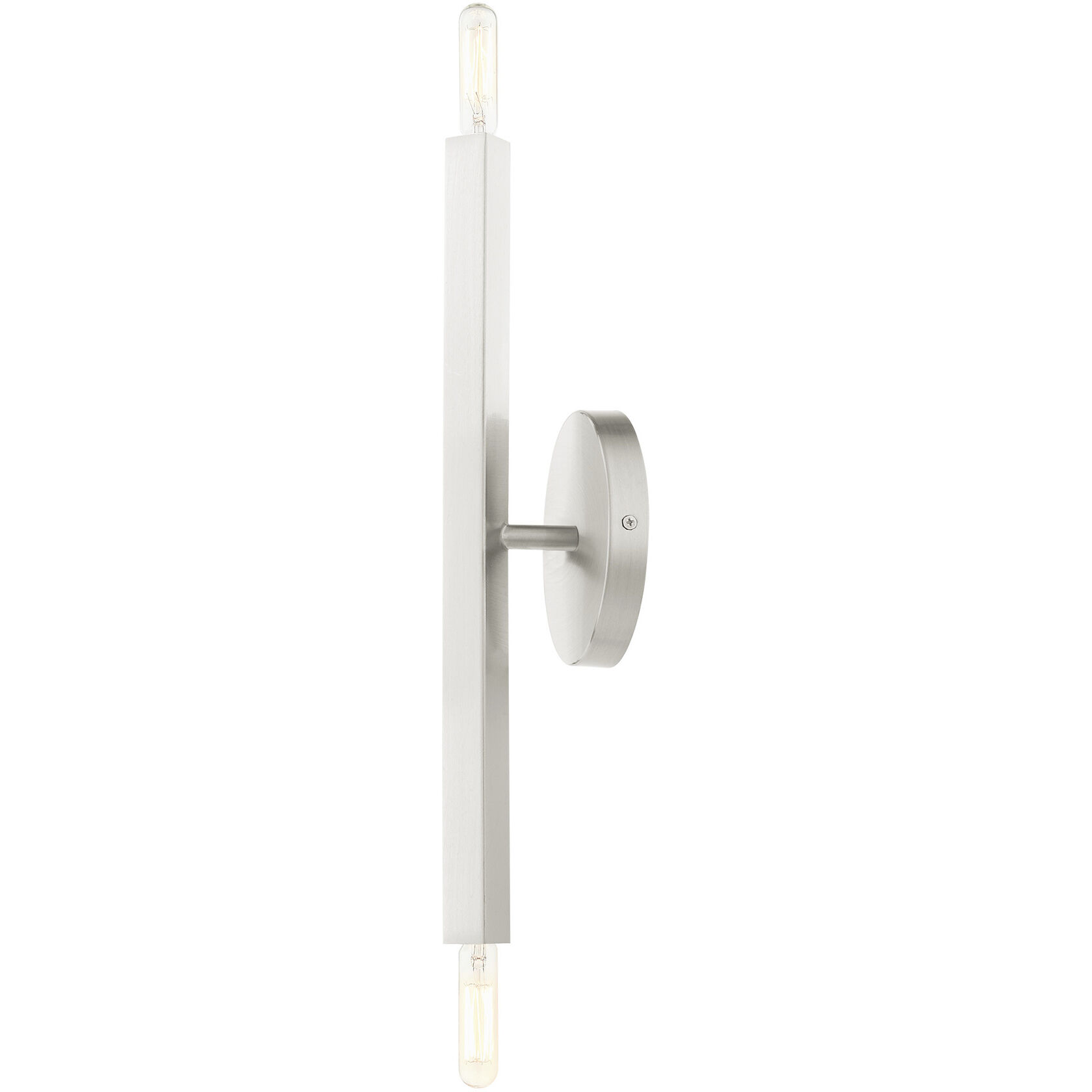 Monaco 2 Light 5 inch Brushed Nickel ADA ADA Sconce Wall Light