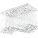 Twinkle 11 Light 20 inch Chrome Flush Mount Ceiling Light
