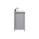 Grant 48 X 19 X 34 inch Grey Vanity Sink Set