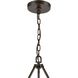 Transitions 6 Light 27 inch Oil Rubbed Bronze Chandelier Ceiling Light