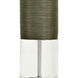 Baby Atlantic 23.5 inch 150.00 watt Bronze Table Lamp Portable Light in 24, Finely Ribbed Surface
