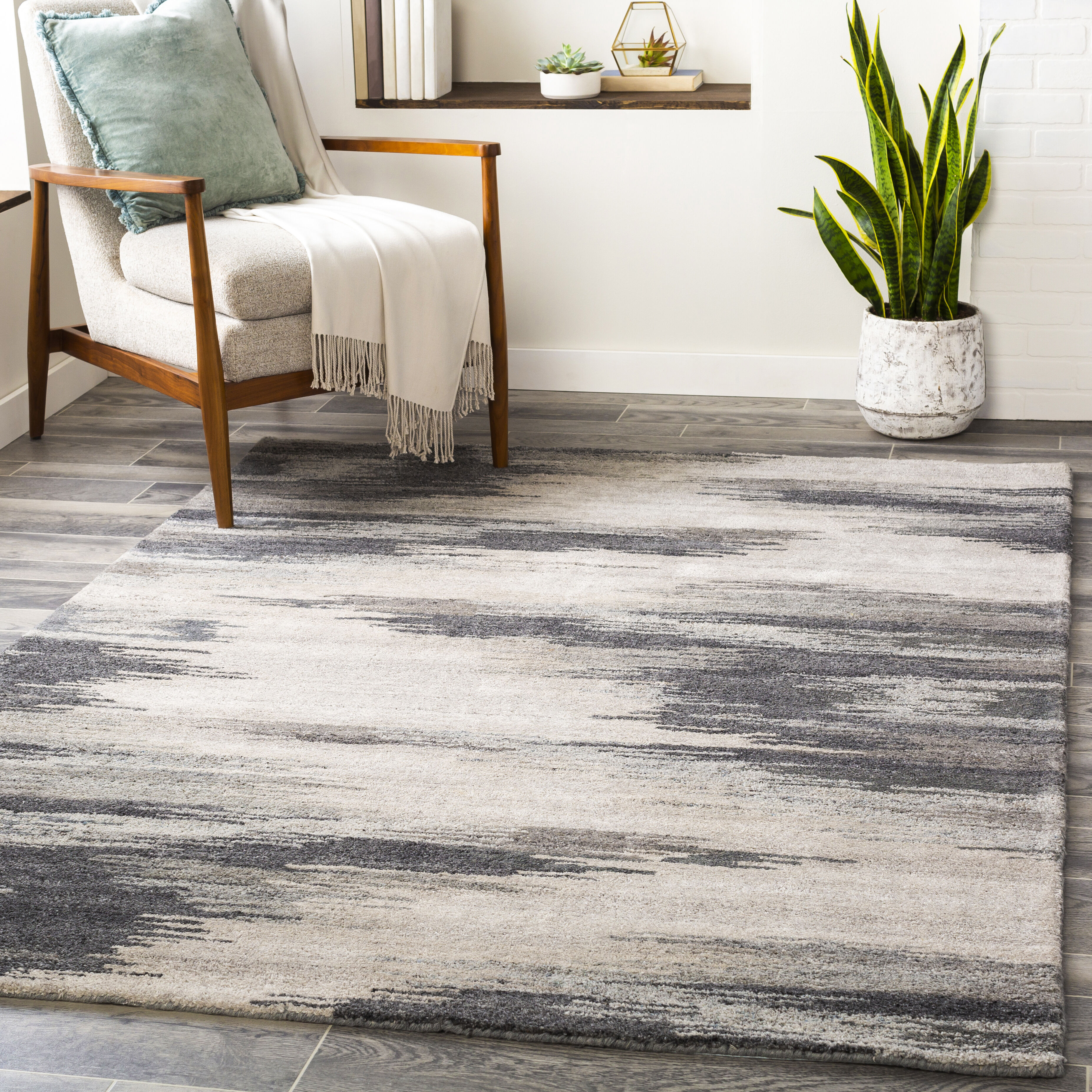 Montclair 36 X 24 inch Charcoal Rug in 2 x 3, Rectangle