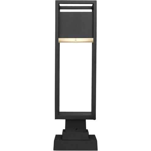 Barwick LED 22.25 inch Black Outdoor Pier Mounted Fixture
