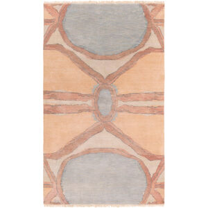 Libra One 36 X 24 inch Yellow and Brown Area Rug, Wool