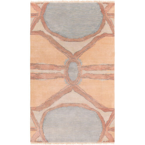 Libra One 108 X 72 inch Yellow and Brown Area Rug, Wool