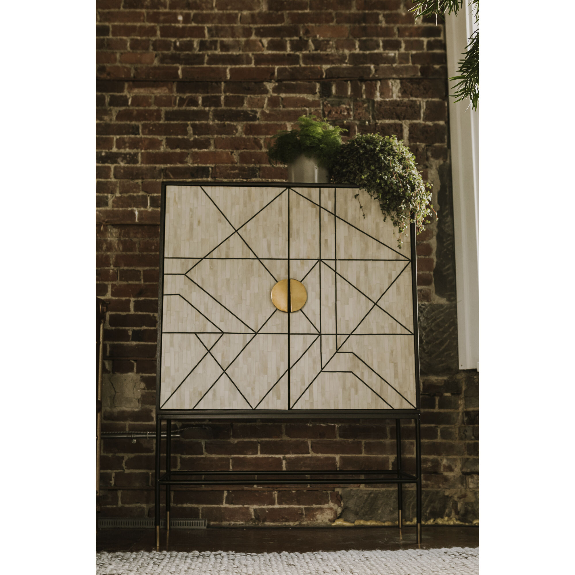 Shaws 55 X 40 inch Multicolor Cabinet