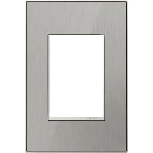 Adorne Mirror Brushed Stainless Wall Plate, 1-Gang