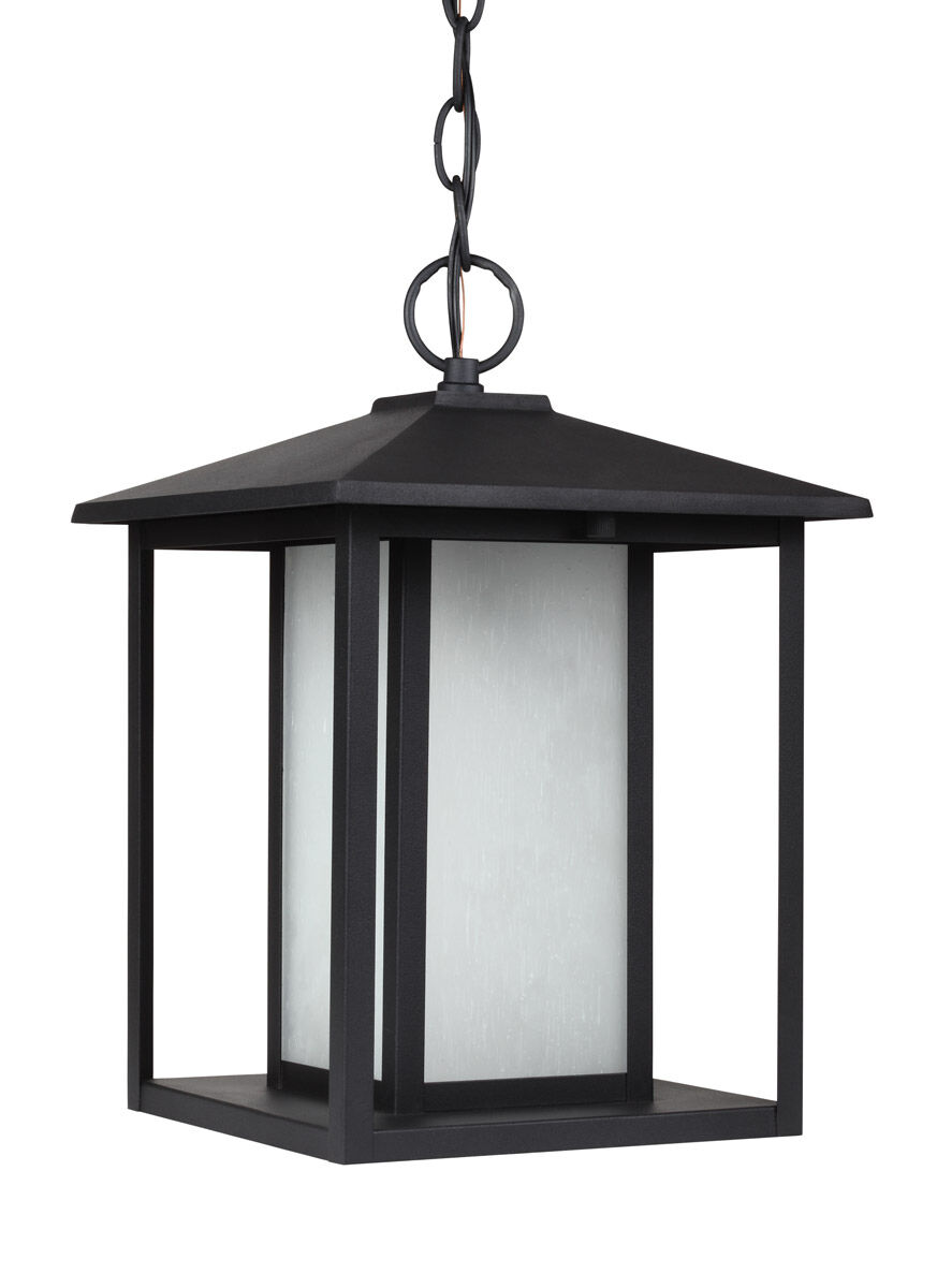Hunnington 1 Light 9 inch Black Outdoor Pendant