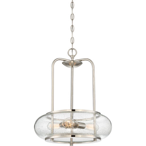 Trilogy 3 Light 16 inch Brushed Nickel Pendant Ceiling Light