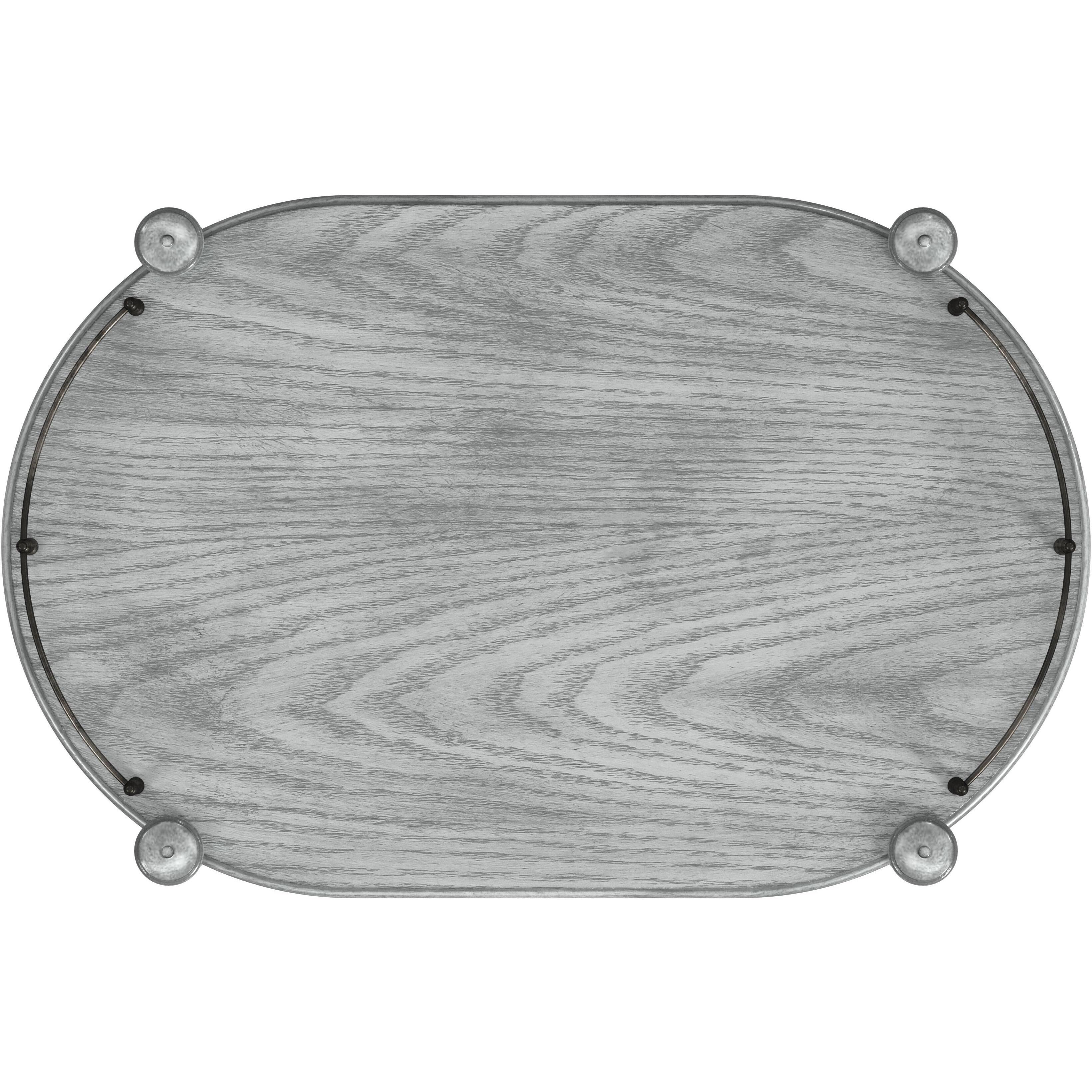 Kathleen 2 Tier Bar Cart in Gray