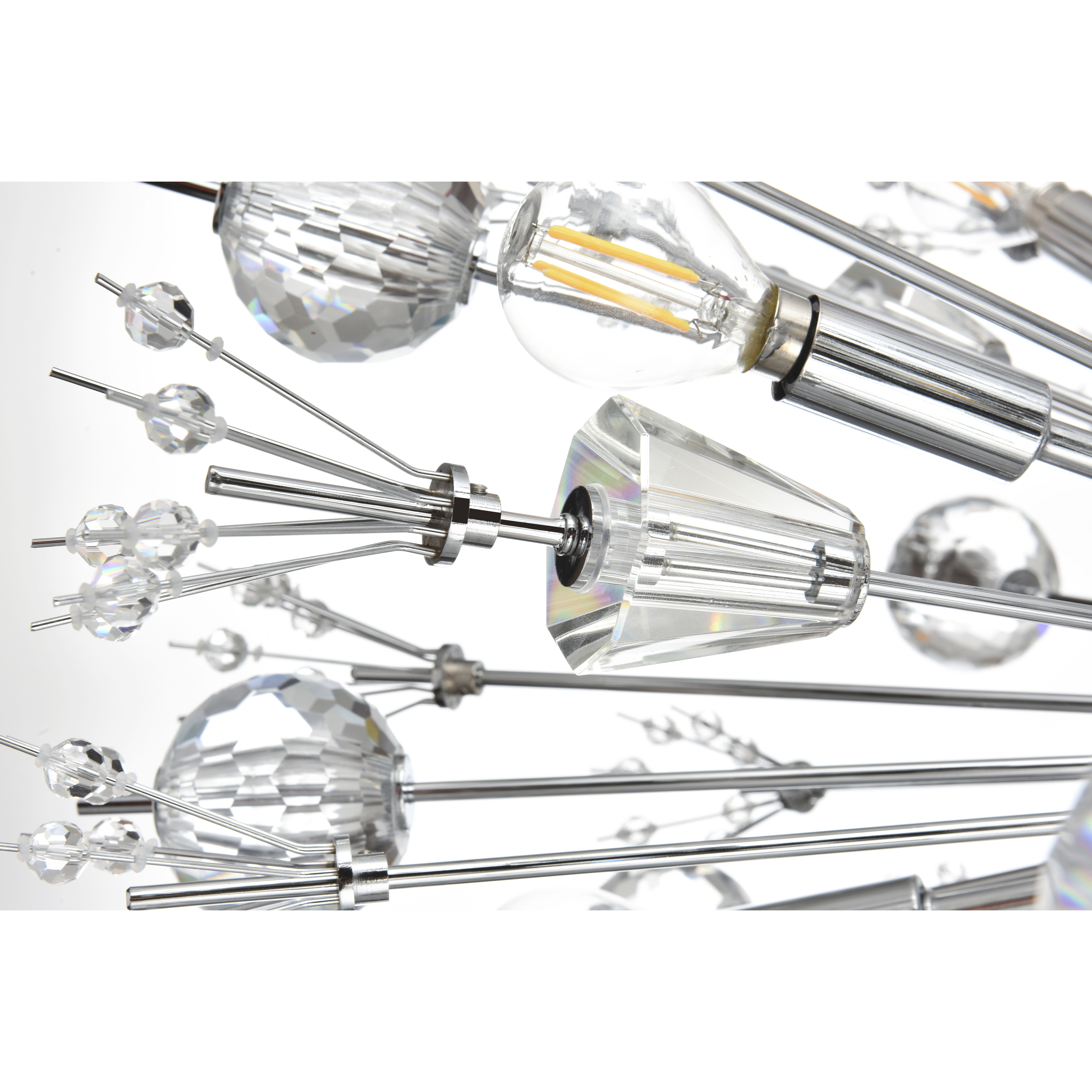 Vera 24 Light 38 inch Chrome Pendant Ceiling Light