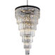 Canada 34 Light 36 inch Black Chandelier Ceiling Light
