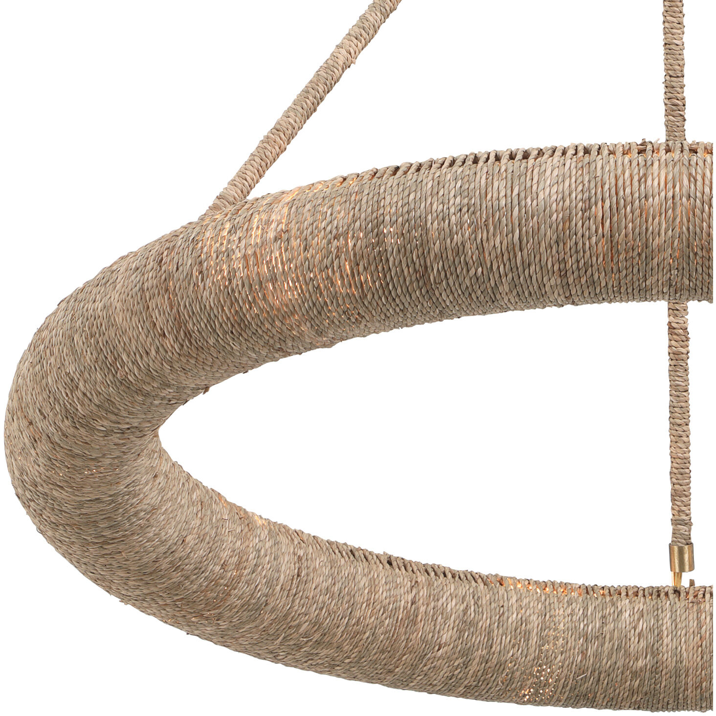 Oakley 1 Light 32 inch Soft Gold Semi Flush Ceiling Light