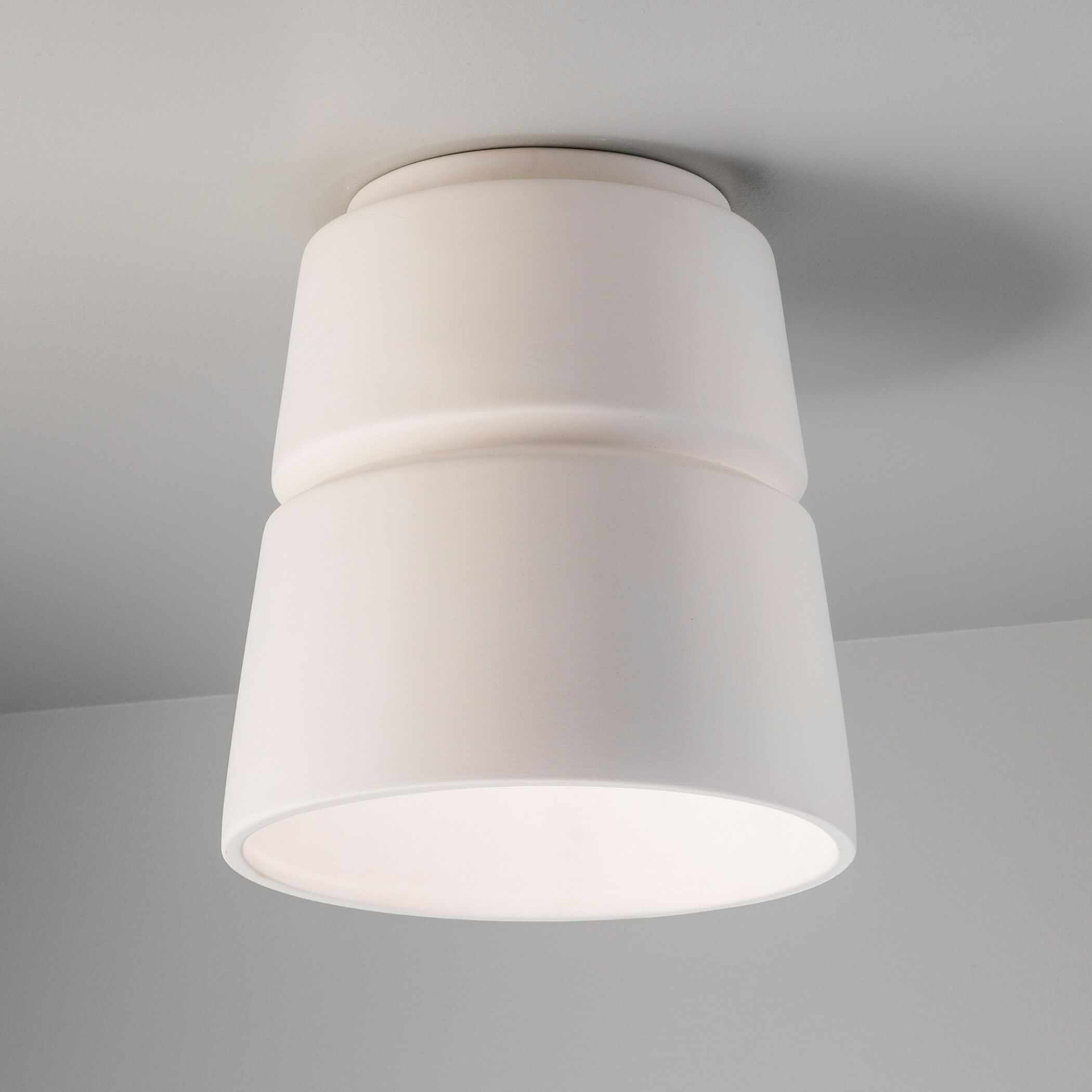 Radiance Collection 1 Light 7.5 inch Bisque Flush-Mount Ceiling Light