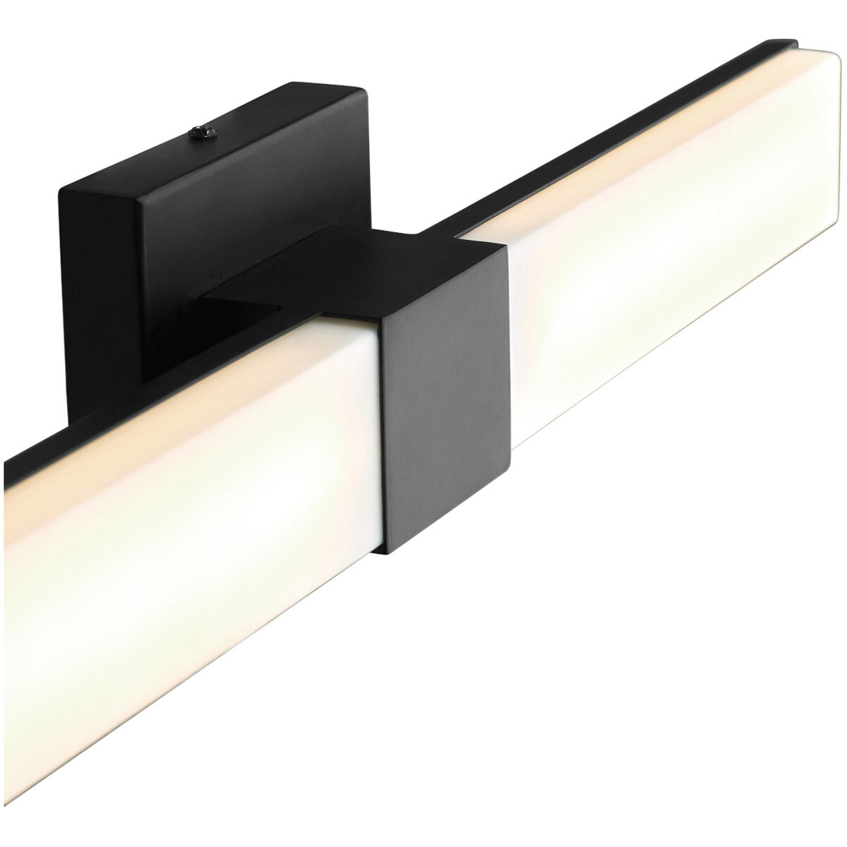 Fort Worth 2 Light 24 inch Matte Black Vanity Light Wall Light