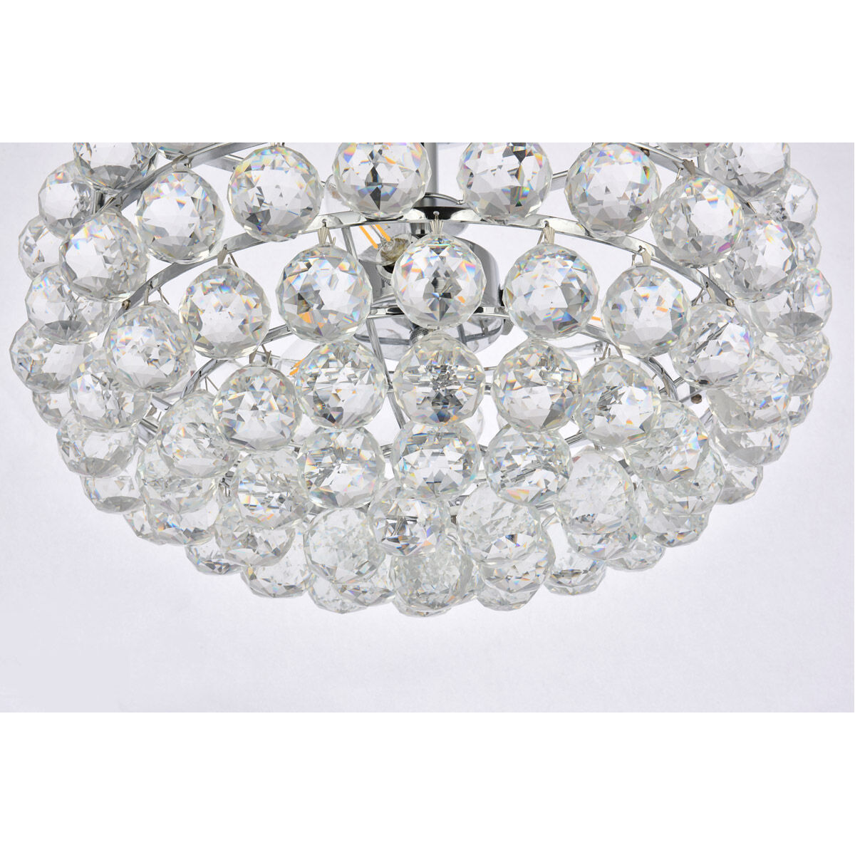 Savannah 3 Light 16 inch Chrome Flush Mount Ceiling Light