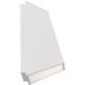 Atlantis LED 6 inch White Outdoor Wall Light in 4000K, dweLED