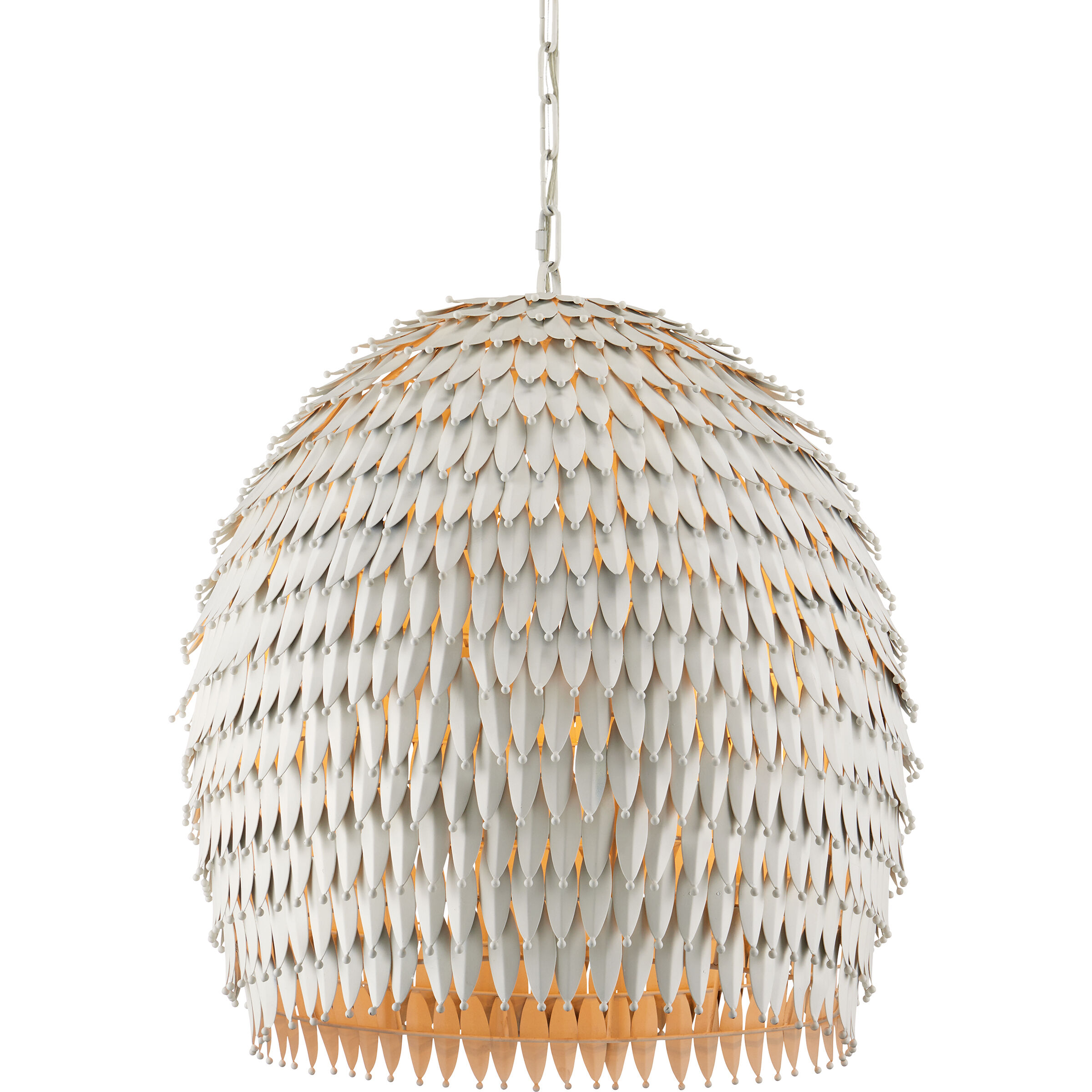 Overlay 3 Light 24 inch White Pendant Ceiling Light
