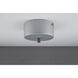 Classic 1 Light 9.6 inch Matte Chrome Large Pendant Ceiling Light in Canary Yellow