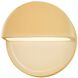Ambiance LED 8 inch Muted Yellow ADA Wall Sconce Wall Light