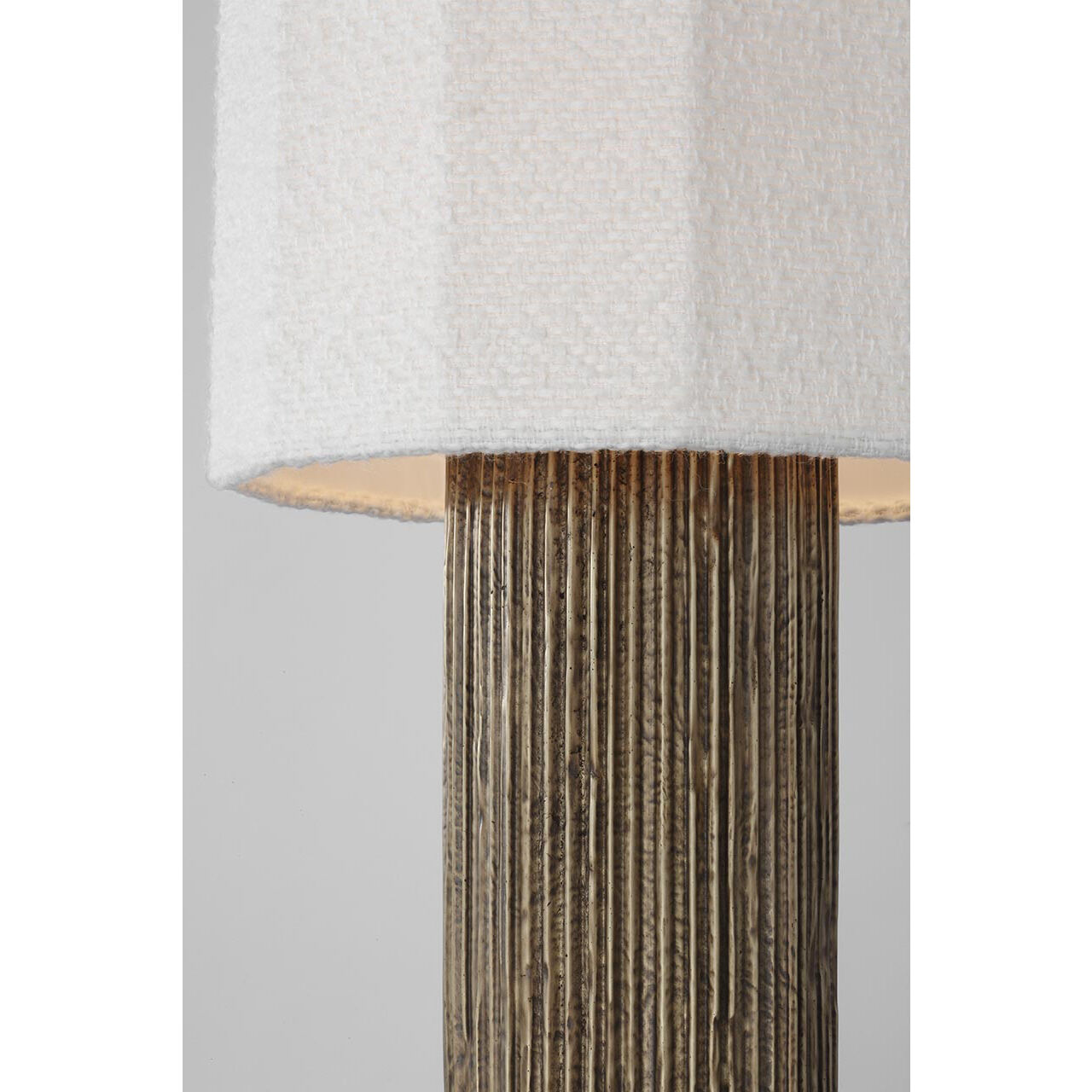 Anne-Marie Barton Fumar 23.5 inch 15.00 watt Ridged Tombac Table Lamp Portable Light