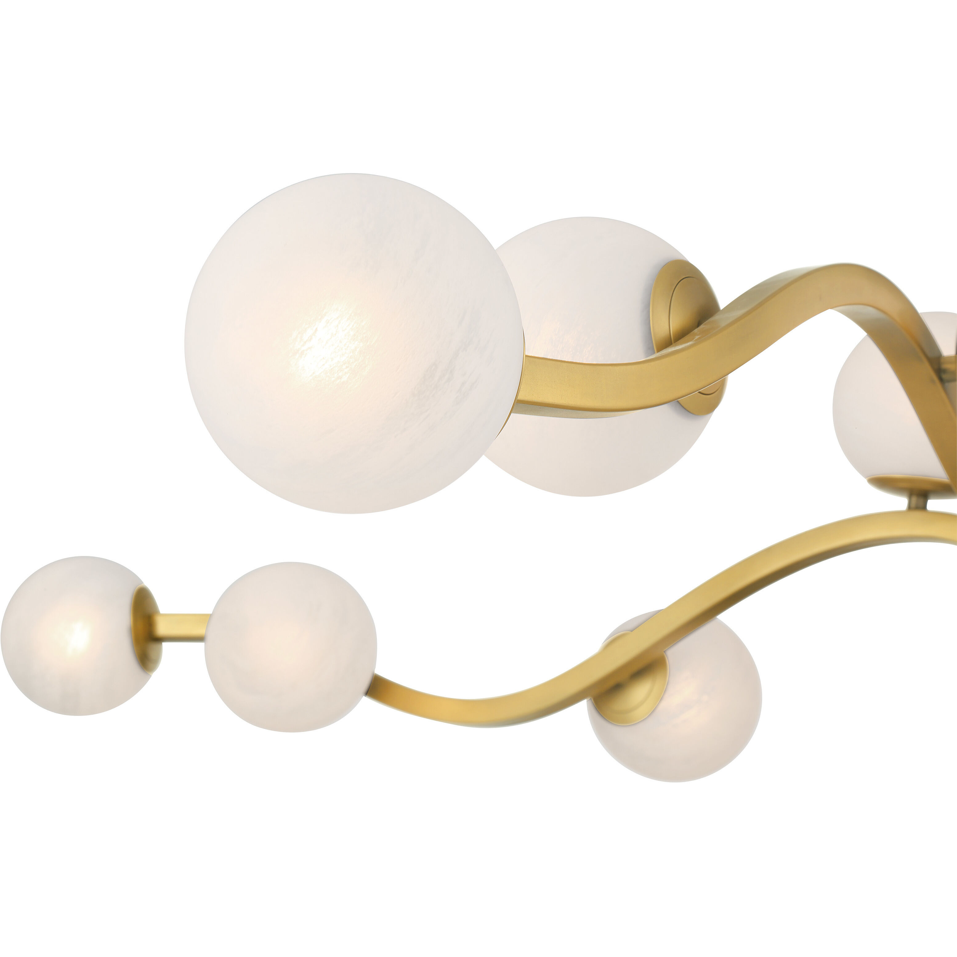 Curven 16 Light 25.75 inch Legacy Brass Chandelier Ceiling Light
