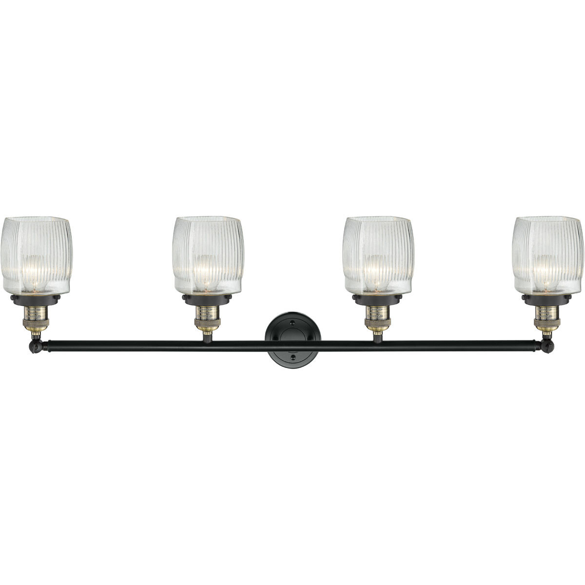 Franklin Restoration Colton LED 42 inch Brushed Brass Bath Vanity Light Wall Light, Franklin Restoration
