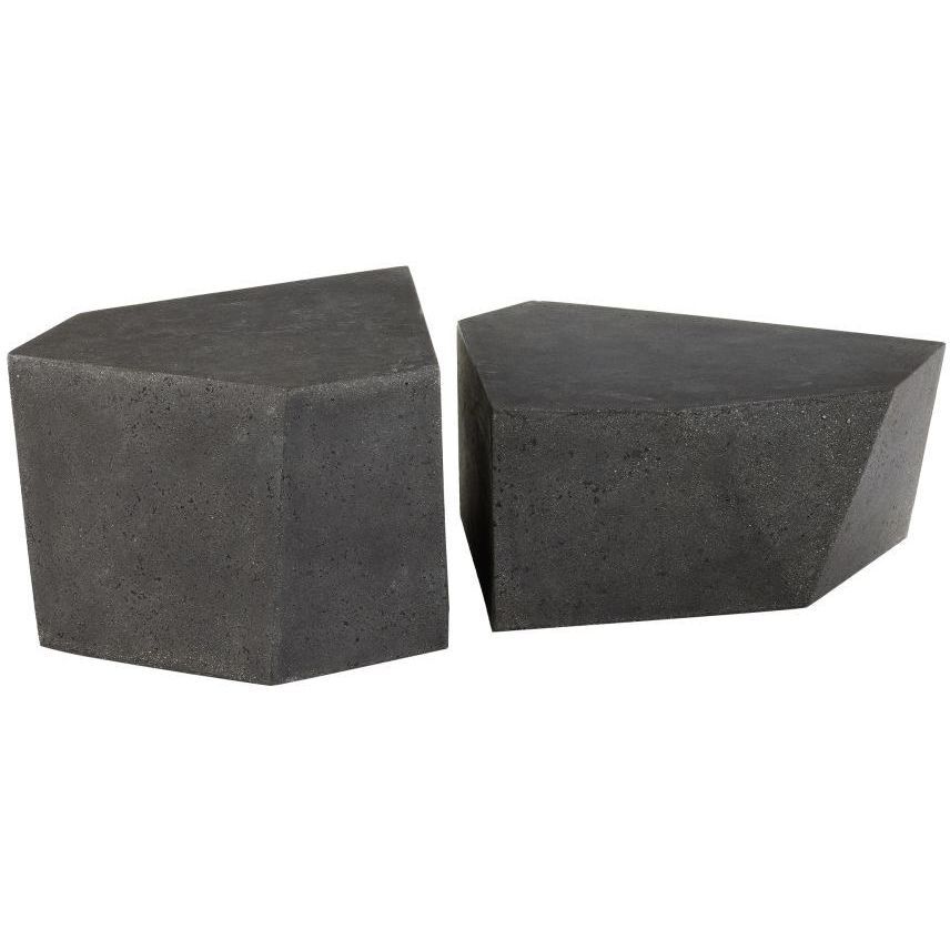 Drover Black Outdoor Cocktail Tables, Set of 2