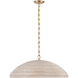 Suzanne Kasler Emerson LED 29.25 inch Hand-Rubbed Antique Brass Pendant Ceiling Light