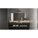 Spade LED 21.5 inch Matte Black Bath Light Wall Light, Large