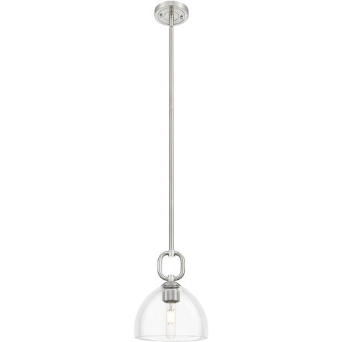 Downtown Urban Hudson 1 Light 8 inch Satin Nickel Mini Pendant Ceiling Light