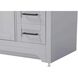 Remington 42 X 35 inch Grey Bathroom Vanity Cabinet