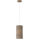Flow 1 Light 6.63 inch Hammered Ore Mini Pendant Ceiling Light
