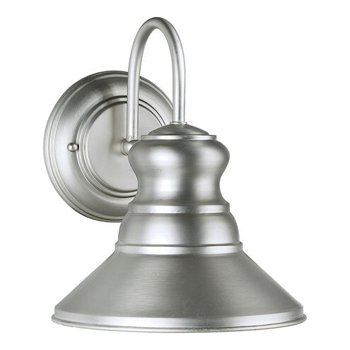 Signature 1 Light 10 inch Brushed Nickel Outdoor Wall Light