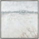 Toal Dunes Ivory with Gray and Silver Framed Wall Art