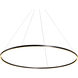 Tania 60 inch Black Chandelier Ceiling Light