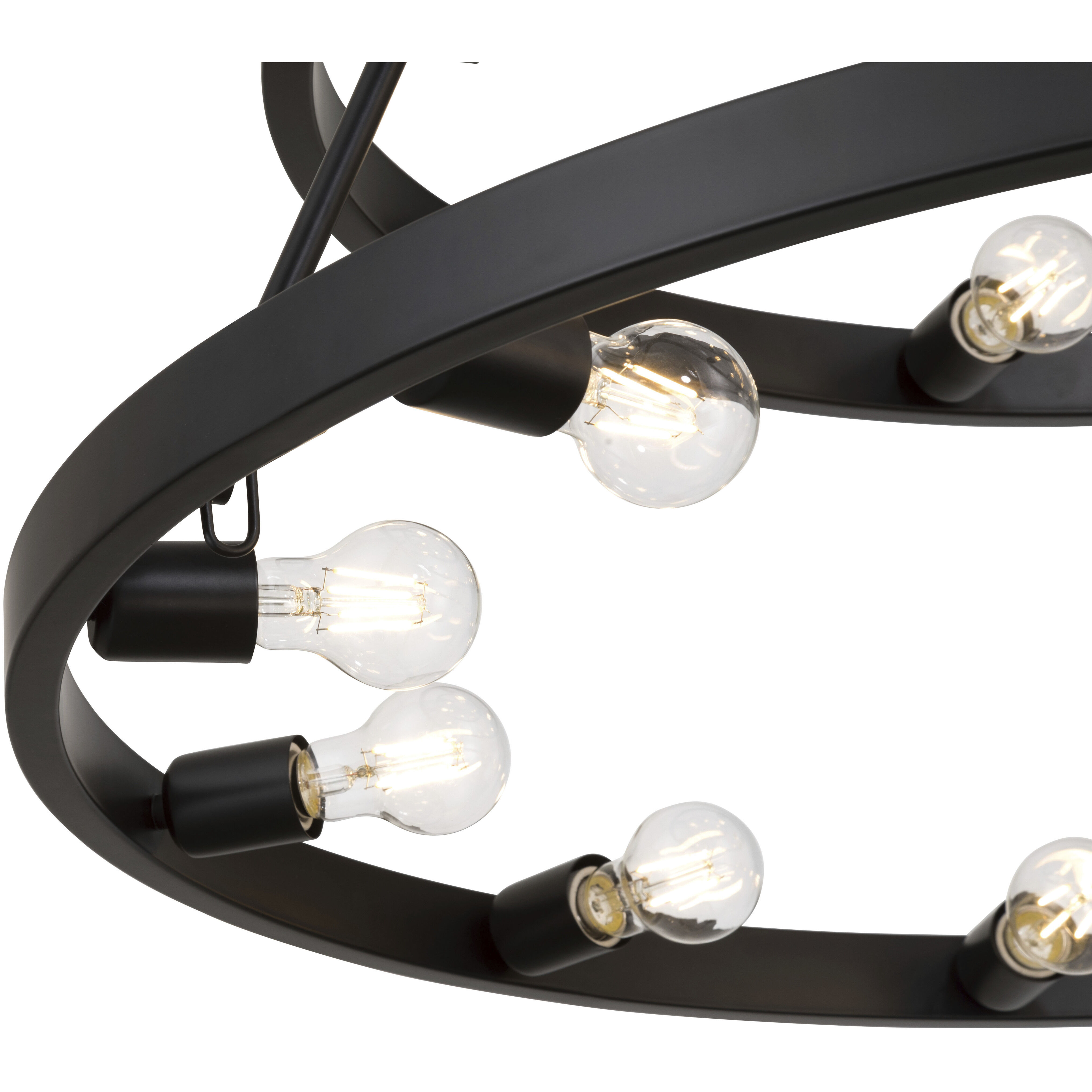 Castile 27 Light 40 inch Matte Black Chandelier Ceiling Light