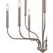 Harris LED 27.5 inch Satin Nickel Chandelier Ceiling Light