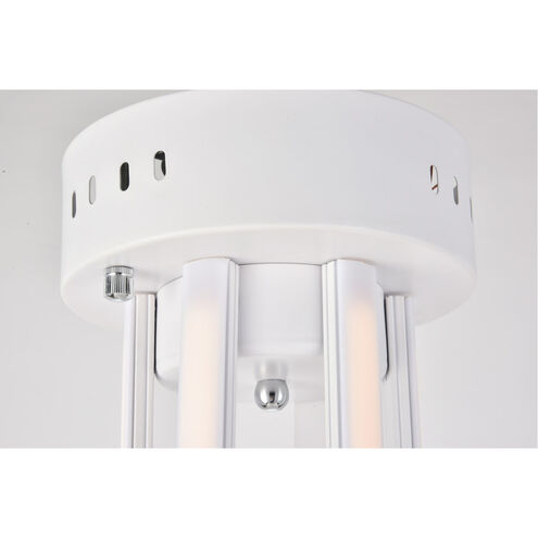 Dahlia LED 26.6 inch White Flush Mount Ceiling Light