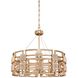 Metropolis 6 Light 28 inch Modern Gold Pendant Ceiling Light